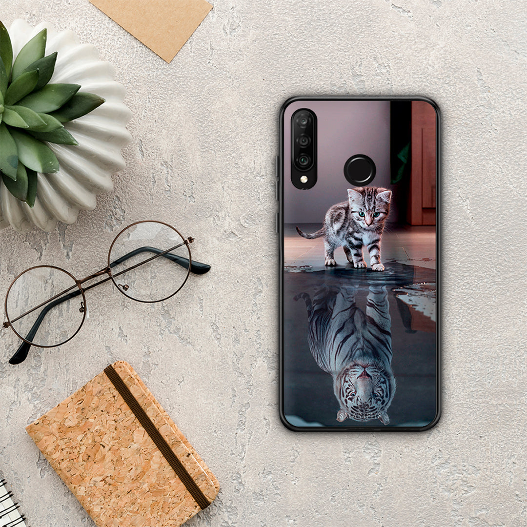 Cute Tiger - Huawei P30 Lite θήκη