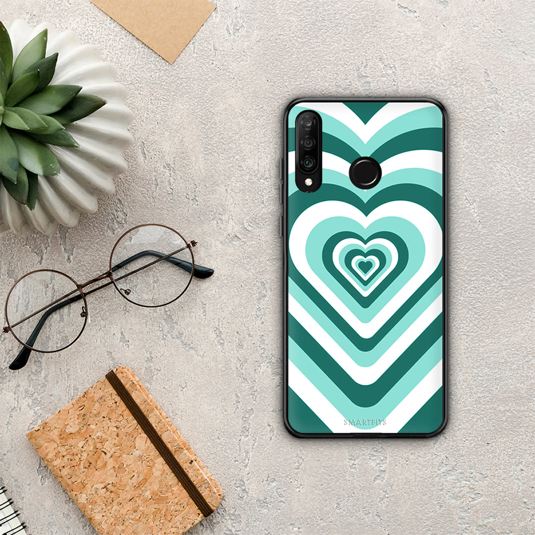 Green Hearts - Huawei P30 Lite θήκη