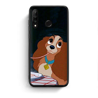 Thumbnail for Huawei P30 Lite Lady And Tramp 2 Θήκη Αγίου Βαλεντίνου από τη Smartfits με σχέδιο στο πίσω μέρος και μαύρο περίβλημα | Smartphone case with colorful back and black bezels by Smartfits