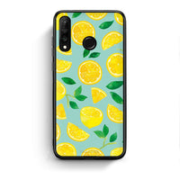 Thumbnail for Huawei P30 Lite Lemons θήκη από τη Smartfits με σχέδιο στο πίσω μέρος και μαύρο περίβλημα | Smartphone case with colorful back and black bezels by Smartfits