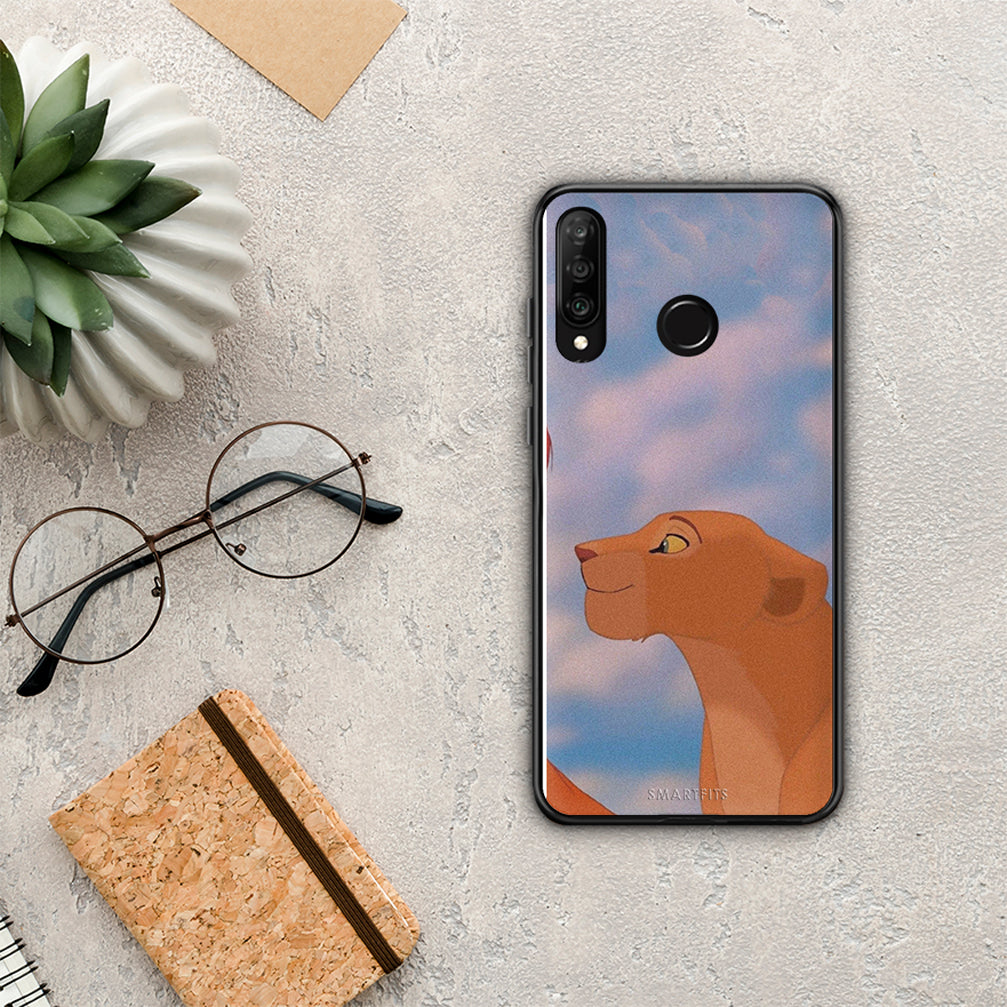 Lion Love 2 - Huawei P30 Lite θήκη