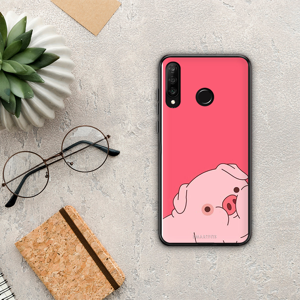 Pig Love 1 - Huawei P30 Lite θήκη