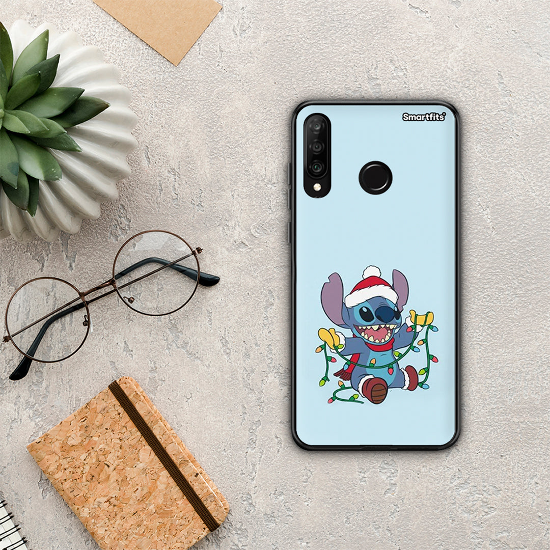 Santa Stich - Huawei P30 Lite θήκη
