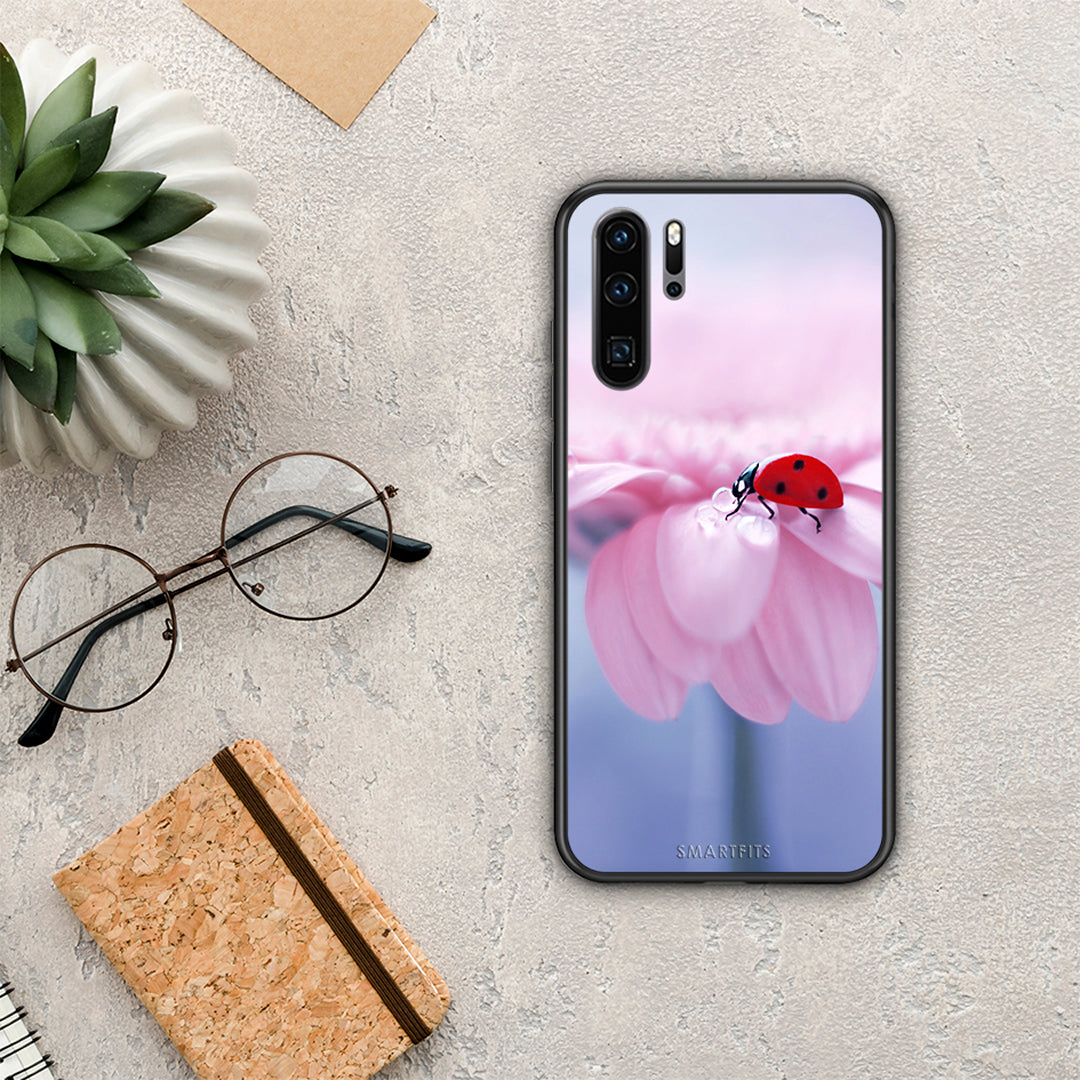 Ladybug Flower - Huawei P30 Pro θήκη