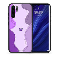Thumbnail for Θήκη Αγίου Βαλεντίνου Huawei P30 Pro Purple Mariposa από τη Smartfits με σχέδιο στο πίσω μέρος και μαύρο περίβλημα | Huawei P30 Pro Purple Mariposa case with colorful back and black bezels