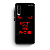 Thumbnail for Huawei P30 Touch My Phone Θήκη από τη Smartfits με σχέδιο στο πίσω μέρος και μαύρο περίβλημα | Smartphone case with colorful back and black bezels by Smartfits