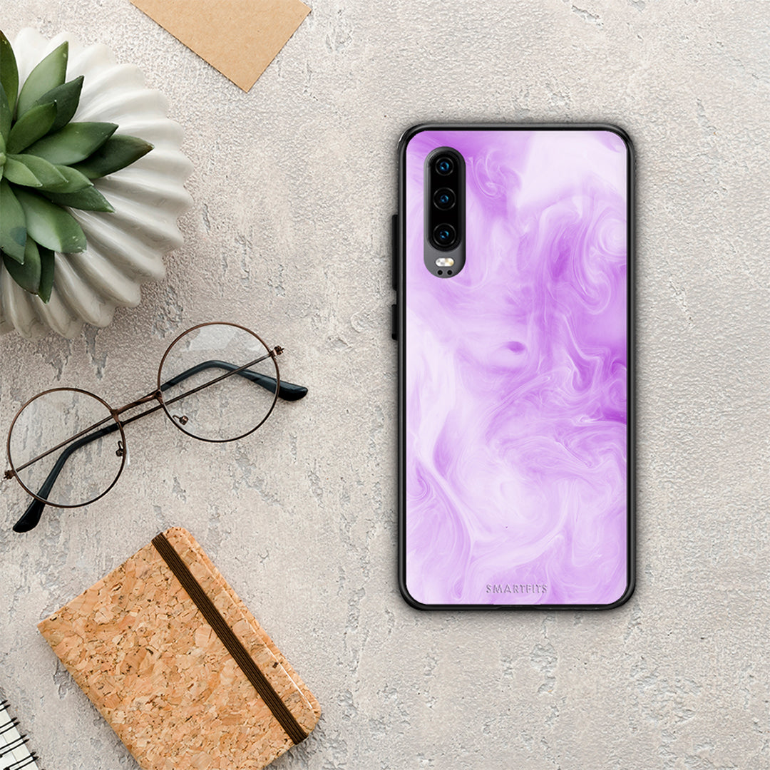 Watercolor Lavender - Huawei P30 θήκη