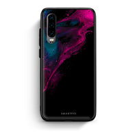 Thumbnail for 4 - Huawei P30 Pink Black Watercolor case, cover, bumper