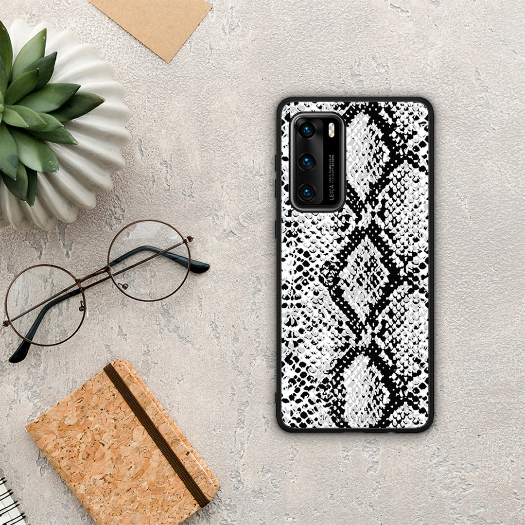 Animal White Snake - Huawei P40 θήκη