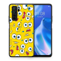 Thumbnail for Θήκη Huawei P40 Lite 5G PopArt Sponge από τη Smartfits με σχέδιο στο πίσω μέρος και μαύρο περίβλημα | Huawei P40 Lite 5G PopArt Sponge Case with Colorful Back and Black Bezels