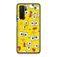 Thumbnail for Θήκη Huawei P40 Lite 5G PopArt Sponge από τη Smartfits με σχέδιο στο πίσω μέρος και μαύρο περίβλημα | Huawei P40 Lite 5G PopArt Sponge Case with Colorful Back and Black Bezels