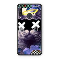 Thumbnail for Huawei P40 Lite E Cat Collage θήκη από τη Smartfits με σχέδιο στο πίσω μέρος και μαύρο περίβλημα | Smartphone case with colorful back and black bezels by Smartfits