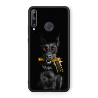 Thumbnail for Huawei P40 Lite E Golden Gun Θήκη Αγίου Βαλεντίνου από τη Smartfits με σχέδιο στο πίσω μέρος και μαύρο περίβλημα | Smartphone case with colorful back and black bezels by Smartfits