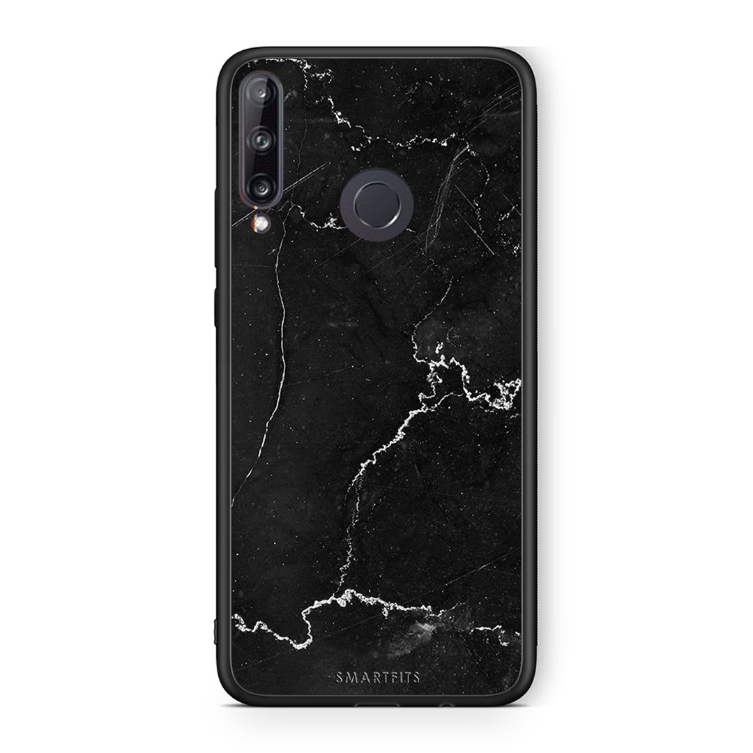 Huawei P40 Lite E Marble Black θήκη από τη Smartfits με σχέδιο στο πίσω μέρος και μαύρο περίβλημα | Smartphone case with colorful back and black bezels by Smartfits