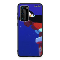 Thumbnail for Huawei P40 Pro Alladin And Jasmine Love 2 θήκη από τη Smartfits με σχέδιο στο πίσω μέρος και μαύρο περίβλημα | Smartphone case with colorful back and black bezels by Smartfits
