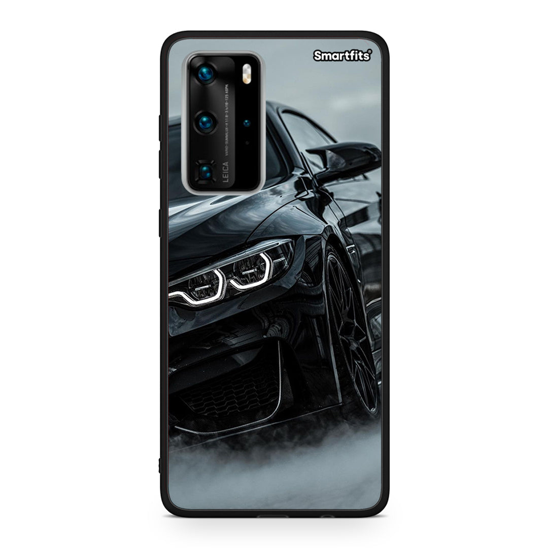 Huawei P40 Pro Black BMW θήκη από τη Smartfits με σχέδιο στο πίσω μέρος και μαύρο περίβλημα | Smartphone case with colorful back and black bezels by Smartfits