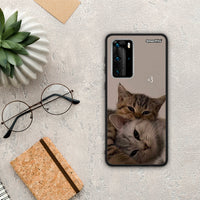 Thumbnail for Cats In Love - Huawei P40 Pro θήκη