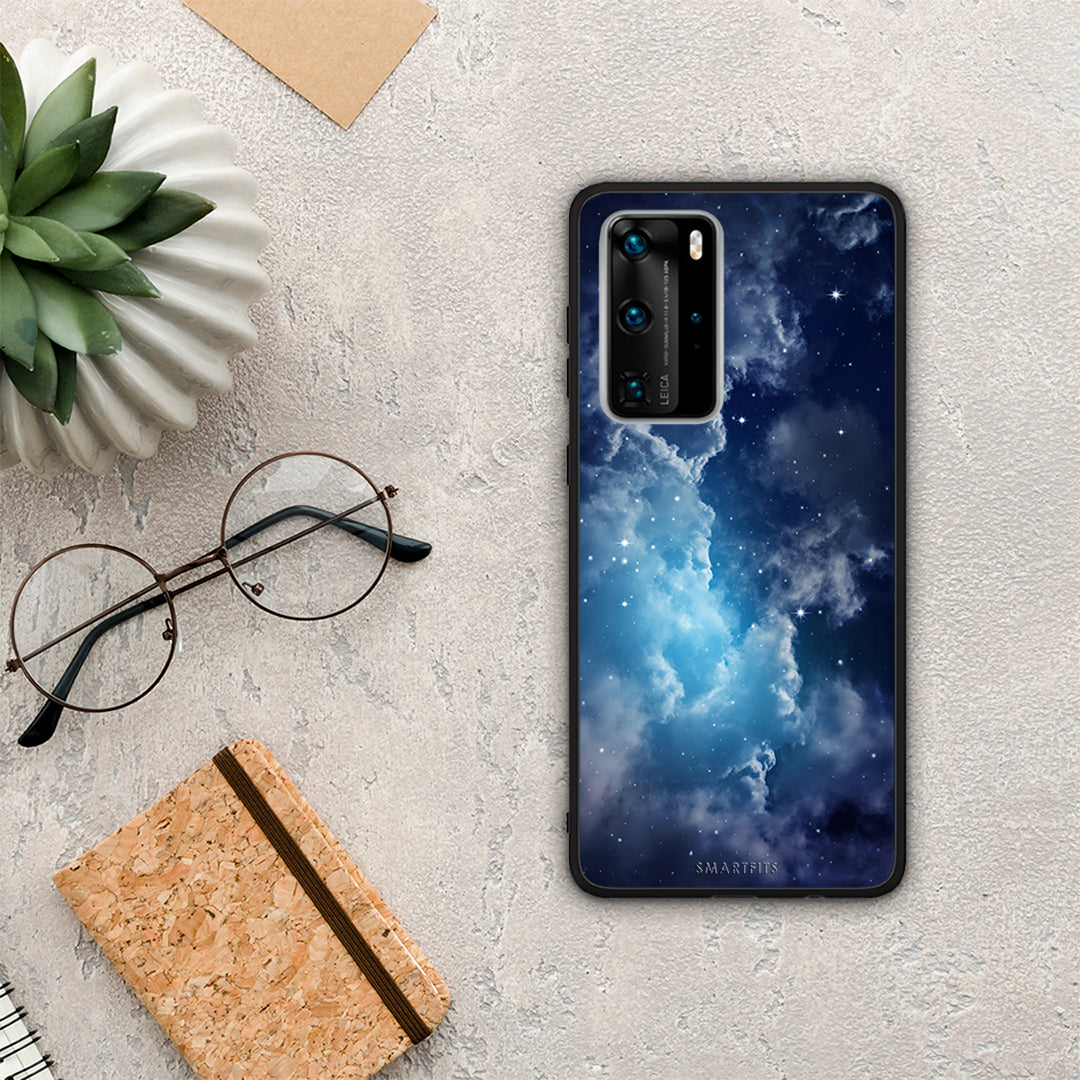 Galactic Blue Sky - Huawei P40 Pro θήκη