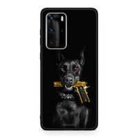 Thumbnail for Huawei P40 Pro Golden Gun Θήκη Αγίου Βαλεντίνου από τη Smartfits με σχέδιο στο πίσω μέρος και μαύρο περίβλημα | Smartphone case with colorful back and black bezels by Smartfits