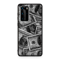 Thumbnail for Huawei P40 Pro Money Dollars θήκη από τη Smartfits με σχέδιο στο πίσω μέρος και μαύρο περίβλημα | Smartphone case with colorful back and black bezels by Smartfits