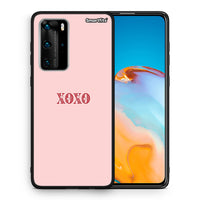 Thumbnail for Θήκη Huawei P40 Pro XOXO Love από τη Smartfits με σχέδιο στο πίσω μέρος και μαύρο περίβλημα | Huawei P40 Pro XOXO Love case with colorful back and black bezels