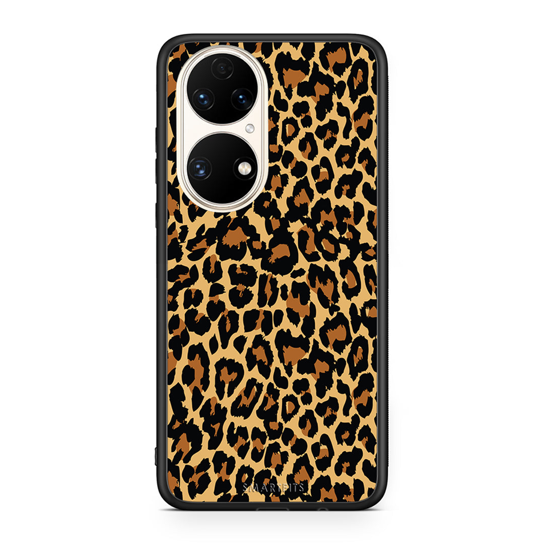 21 - Huawei P50 Leopard Animal case, cover, bumper