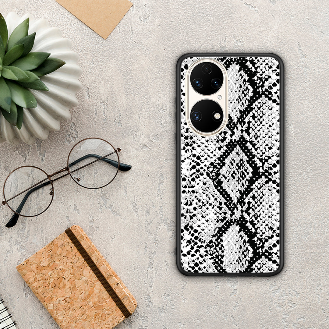 Animal White Snake - Huawei P50 θήκη