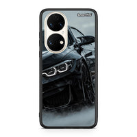 Thumbnail for Huawei P50 Black BMW θήκη από τη Smartfits με σχέδιο στο πίσω μέρος και μαύρο περίβλημα | Smartphone case with colorful back and black bezels by Smartfits