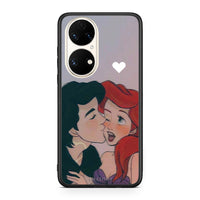 Thumbnail for Huawei P50 Mermaid Love Θήκη Αγίου Βαλεντίνου από τη Smartfits με σχέδιο στο πίσω μέρος και μαύρο περίβλημα | Smartphone case with colorful back and black bezels by Smartfits
