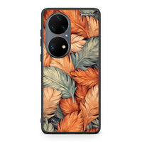 Thumbnail for Huawei P50 Pro Autumn Leaves Θήκη από τη Smartfits με σχέδιο στο πίσω μέρος και μαύρο περίβλημα | Smartphone case with colorful back and black bezels by Smartfits
