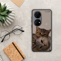 Thumbnail for Cats In Love - Huawei P50 Pro θήκη