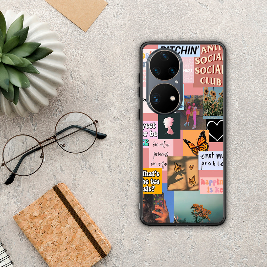 Collage Bitchin - Huawei P50 Pro θήκη