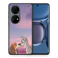 Thumbnail for Θήκη Huawei P50 Pro Lady And Tramp από τη Smartfits με σχέδιο στο πίσω μέρος και μαύρο περίβλημα | Huawei P50 Pro Lady And Tramp case with colorful back and black bezels