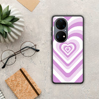 Thumbnail for Lilac Hearts - Huawei P50 Pro θήκη