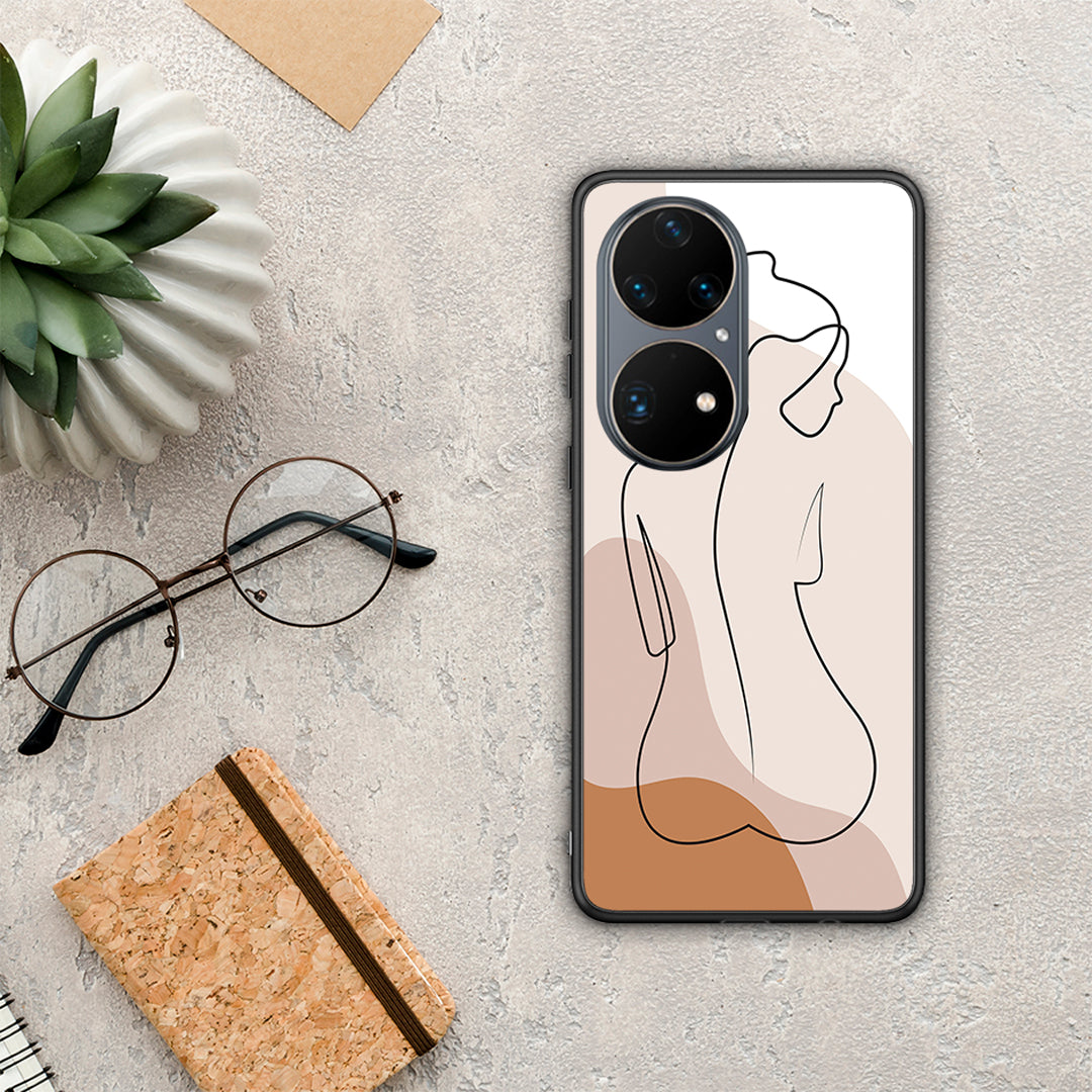 LineArt Woman - Huawei P50 Pro θήκη