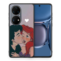 Thumbnail for Θήκη Αγίου Βαλεντίνου Huawei P50 Pro Mermaid Love από τη Smartfits με σχέδιο στο πίσω μέρος και μαύρο περίβλημα | Huawei P50 Pro Mermaid Love case with colorful back and black bezels