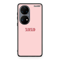 Thumbnail for Huawei P50 Pro XOXO Love θήκη από τη Smartfits με σχέδιο στο πίσω μέρος και μαύρο περίβλημα | Smartphone case with colorful back and black bezels by Smartfits