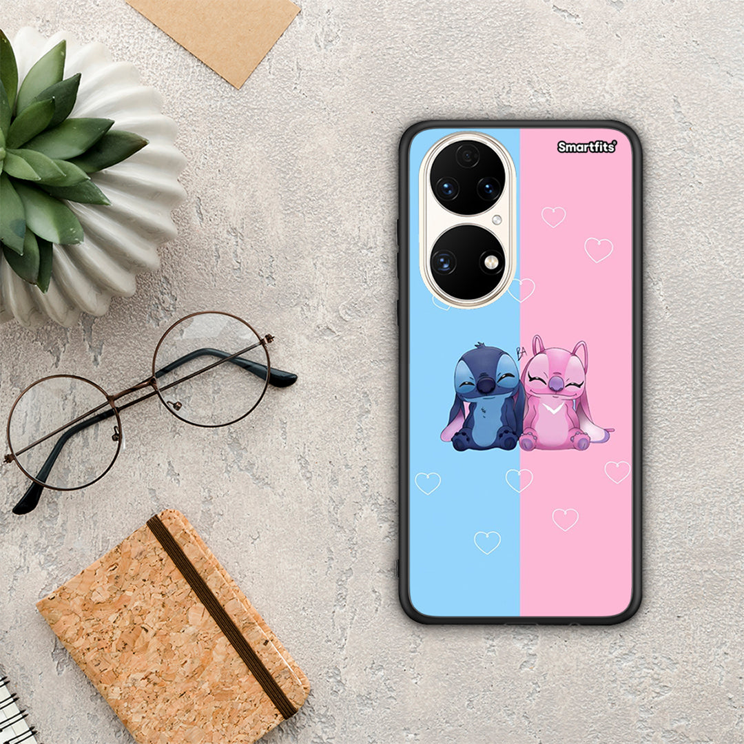 Stitch And Angel - Huawei P50 θήκη