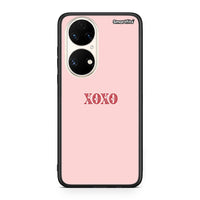 Thumbnail for Huawei P50 XOXO Love θήκη από τη Smartfits με σχέδιο στο πίσω μέρος και μαύρο περίβλημα | Smartphone case with colorful back and black bezels by Smartfits