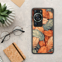 Thumbnail for Θήκη Huawei P60 Autumn Leaves από τη Smartfits με σχέδιο στο πίσω μέρος και μαύρο περίβλημα | Huawei P60 Autumn Leaves Case with Colorful Back and Black Bezels