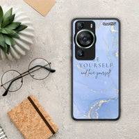 Thumbnail for Θήκη Huawei P60 Be Yourself από τη Smartfits με σχέδιο στο πίσω μέρος και μαύρο περίβλημα | Huawei P60 Be Yourself Case with Colorful Back and Black Bezels