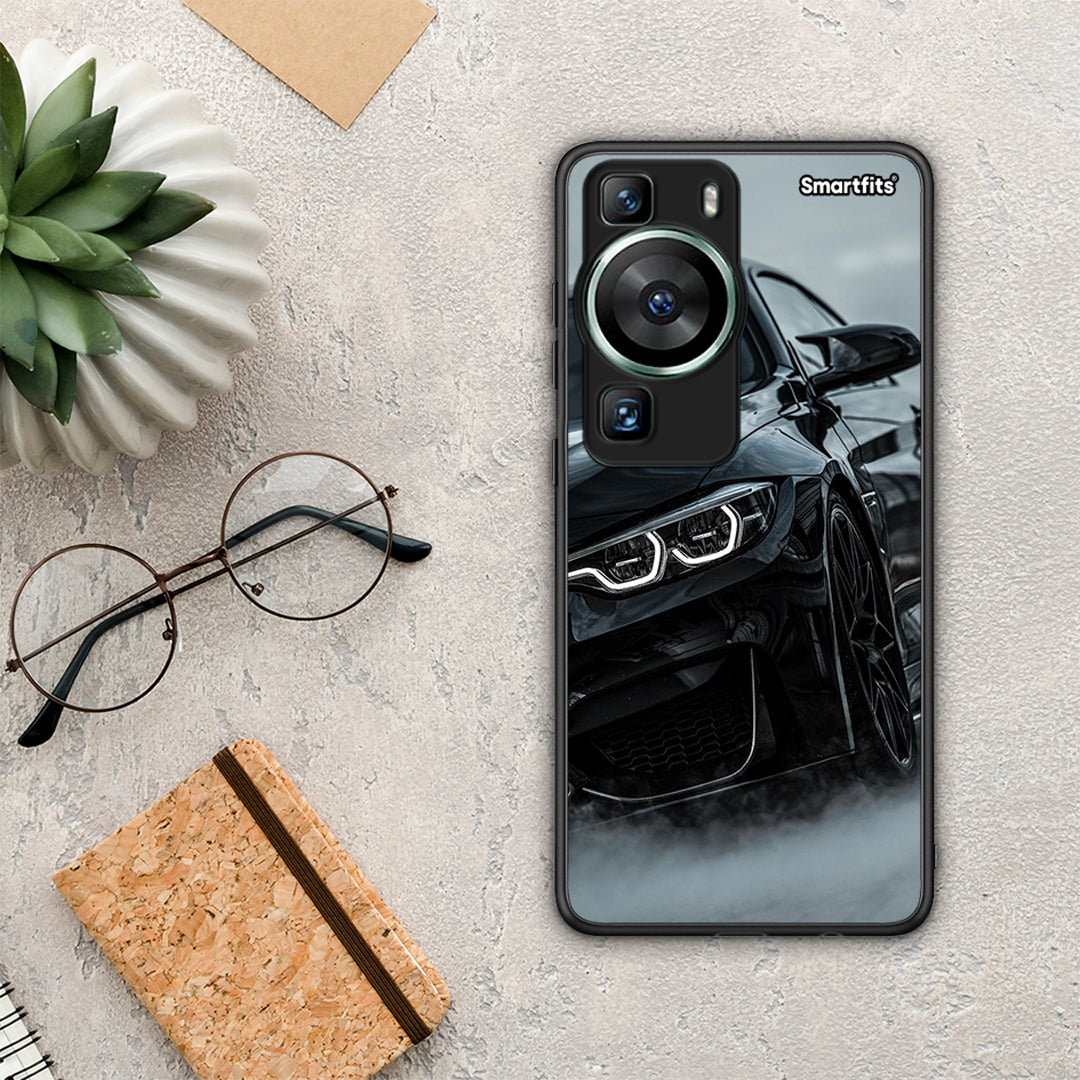 Θήκη Huawei P60 Black BMW από τη Smartfits με σχέδιο στο πίσω μέρος και μαύρο περίβλημα | Huawei P60 Black BMW Case with Colorful Back and Black Bezels