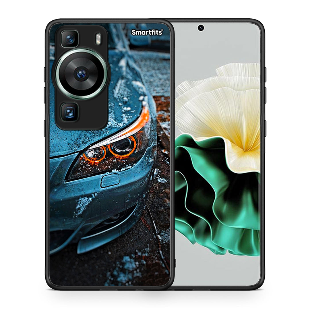 Θήκη Huawei P60 Bmw E60 από τη Smartfits με σχέδιο στο πίσω μέρος και μαύρο περίβλημα | Huawei P60 Bmw E60 Case with Colorful Back and Black Bezels