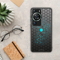 Thumbnail for Θήκη Huawei P60 Geometric Hexagonal από τη Smartfits με σχέδιο στο πίσω μέρος και μαύρο περίβλημα | Huawei P60 Geometric Hexagonal Case with Colorful Back and Black Bezels