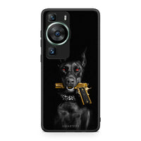 Thumbnail for Θήκη Huawei P60 Golden Gun από τη Smartfits με σχέδιο στο πίσω μέρος και μαύρο περίβλημα | Huawei P60 Golden Gun Case with Colorful Back and Black Bezels