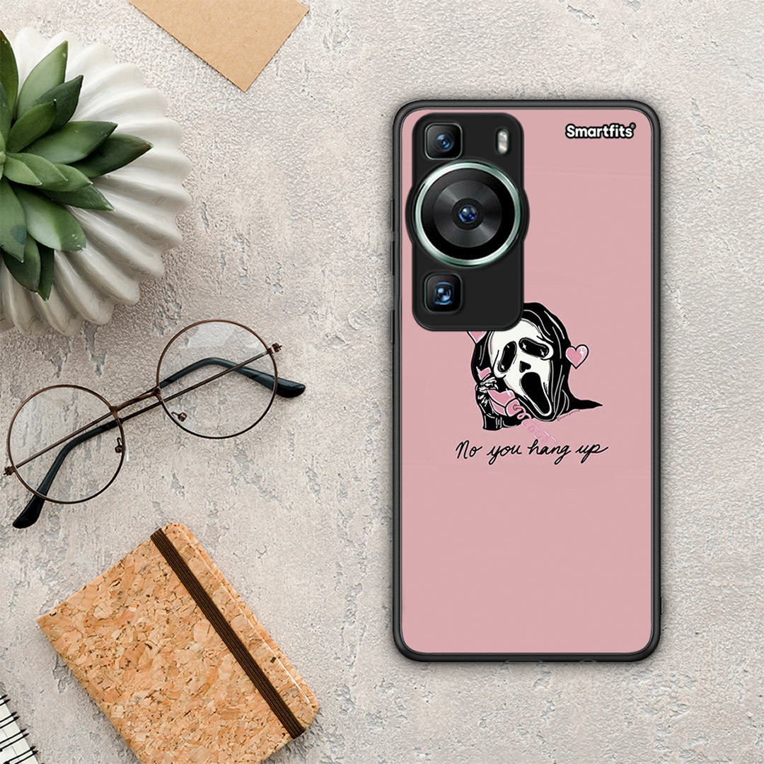 Θήκη Huawei P60 Halloween Hang Up από τη Smartfits με σχέδιο στο πίσω μέρος και μαύρο περίβλημα | Huawei P60 Halloween Hang Up Case with Colorful Back and Black Bezels