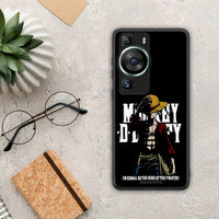 Thumbnail for Θήκη Huawei P60 Pirate King από τη Smartfits με σχέδιο στο πίσω μέρος και μαύρο περίβλημα | Huawei P60 Pirate King Case with Colorful Back and Black Bezels