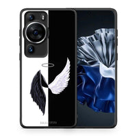 Thumbnail for Θήκη Huawei P60 Pro Angels Demons από τη Smartfits με σχέδιο στο πίσω μέρος και μαύρο περίβλημα | Huawei P60 Pro Angels Demons Case with Colorful Back and Black Bezels
