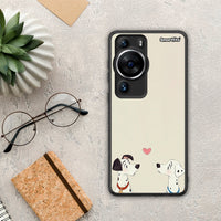 Thumbnail for Θήκη Huawei P60 Pro Dalmatians Love από τη Smartfits με σχέδιο στο πίσω μέρος και μαύρο περίβλημα | Huawei P60 Pro Dalmatians Love Case with Colorful Back and Black Bezels