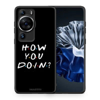 Thumbnail for Θήκη Huawei P60 Pro How You Doin από τη Smartfits με σχέδιο στο πίσω μέρος και μαύρο περίβλημα | Huawei P60 Pro How You Doin Case with Colorful Back and Black Bezels